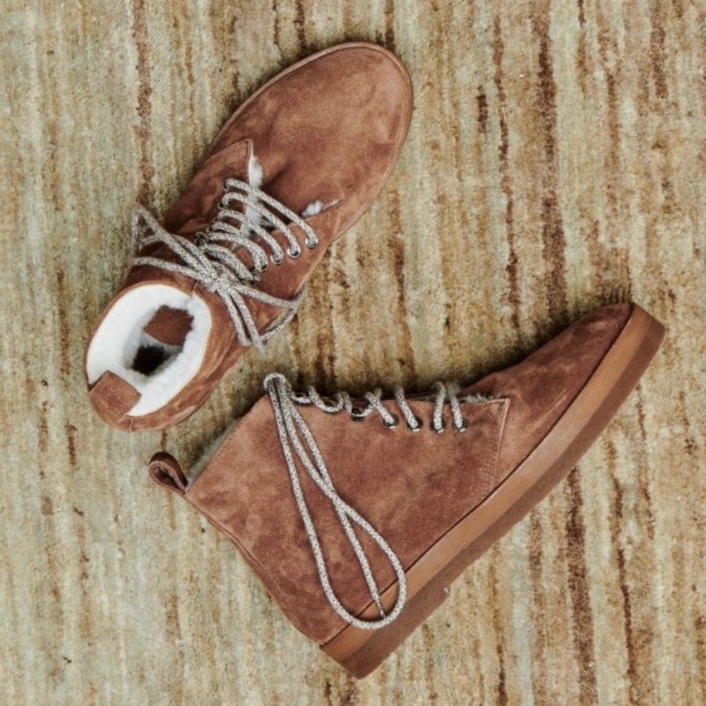 Jenni Kayne Shearling Canyon Boot, Size 38